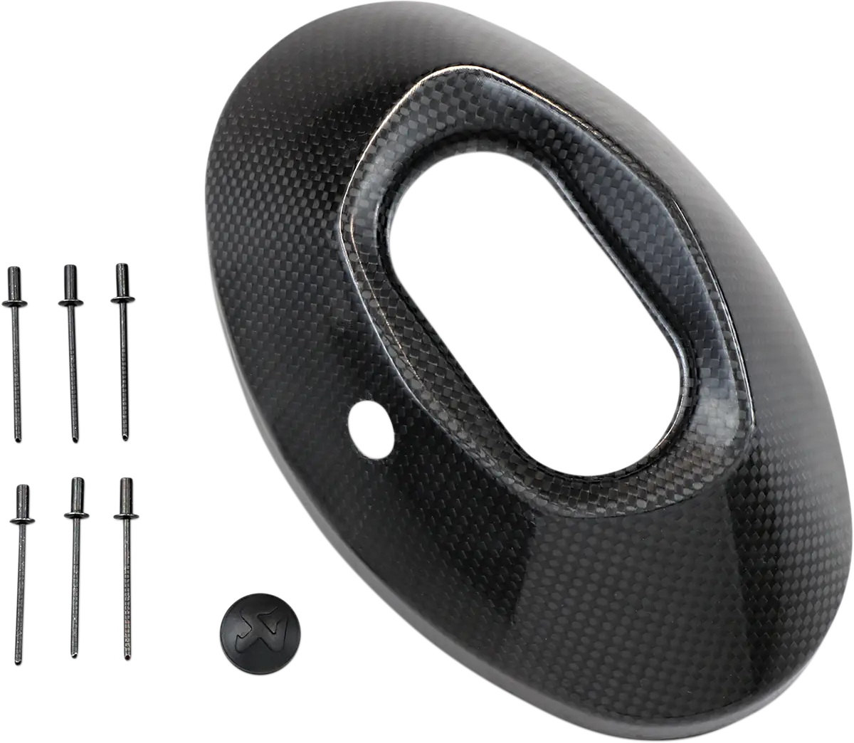 Akrapovic V-ec17 Muffler End Cap - Carbon Fiber