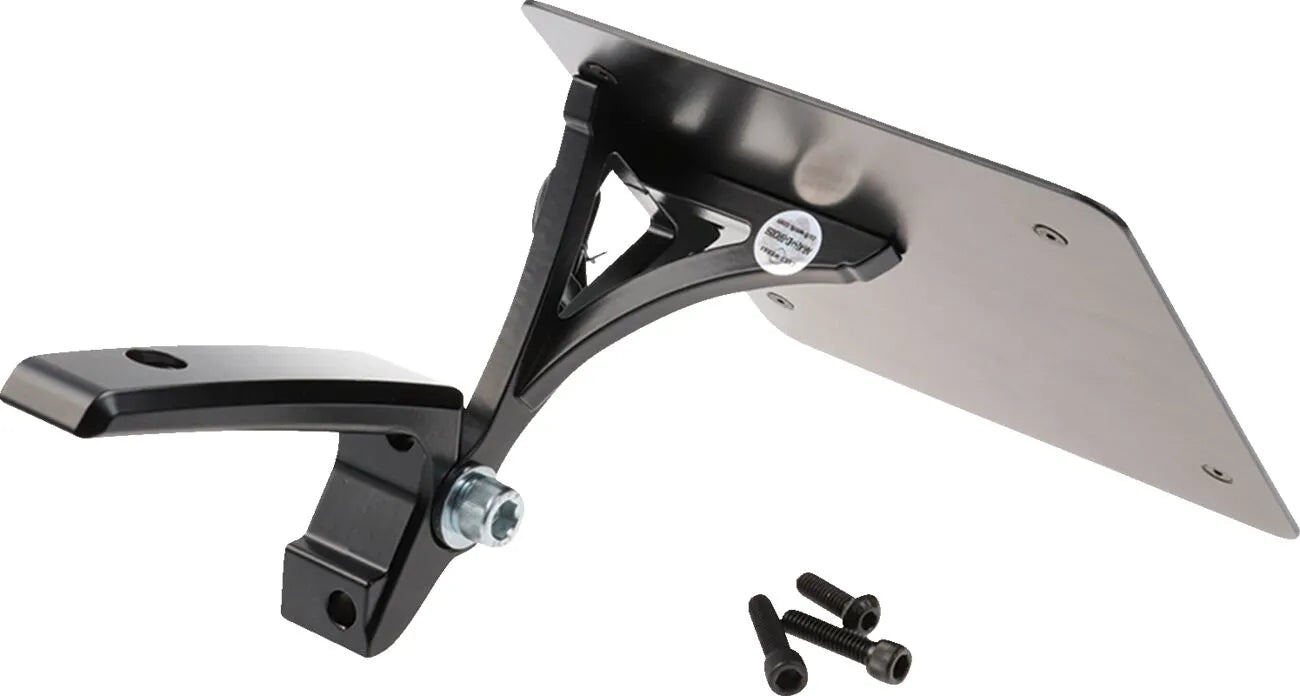 Cult Werk License Plate Holder - Black Steel