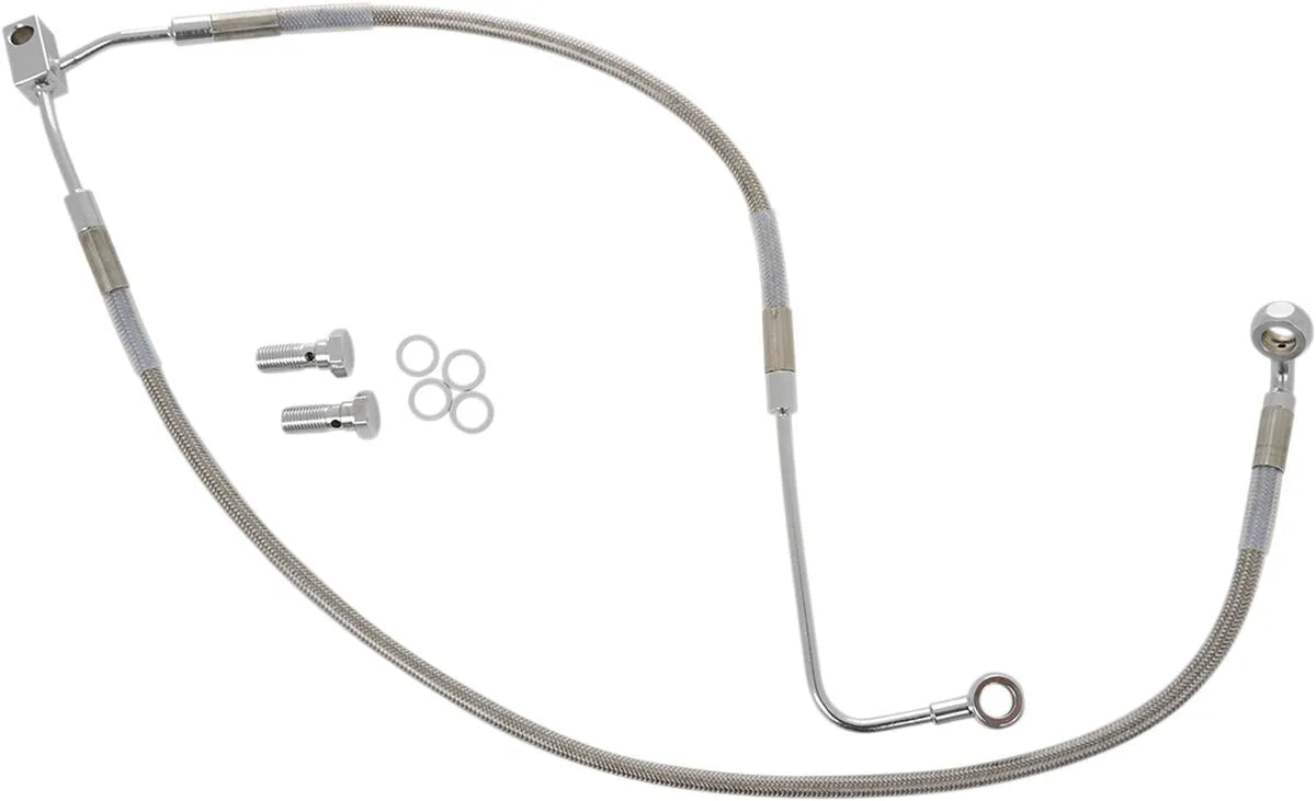 Drag Specialties Stainless Steel Brake Line Kit With Abs