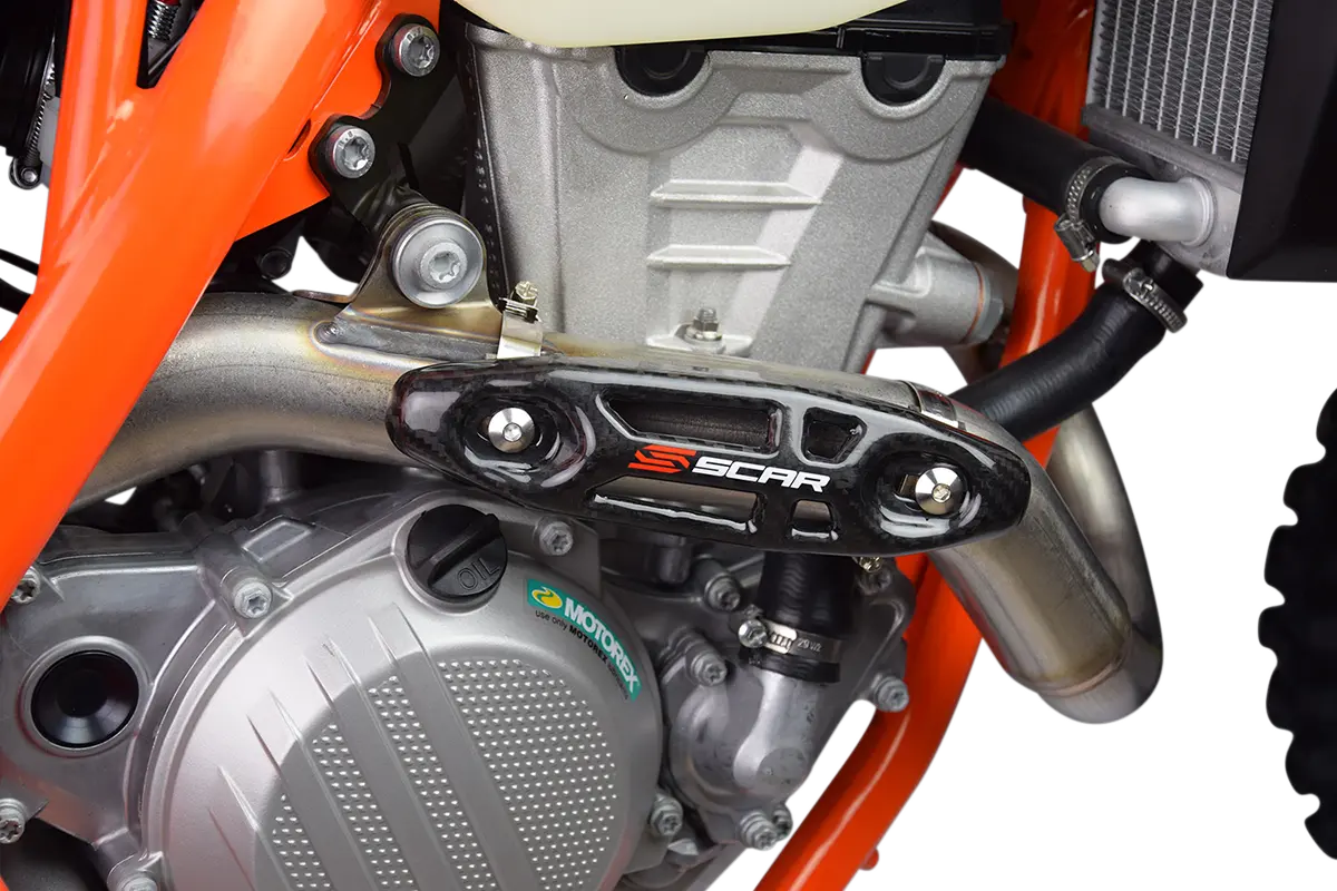 Scar Universal Carbon Fiber Exhaust Header Heat Shield