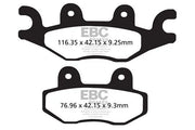 Ebc Tt Sport Carbon Fusion Brake Pads For Tt & Enduro Bikes