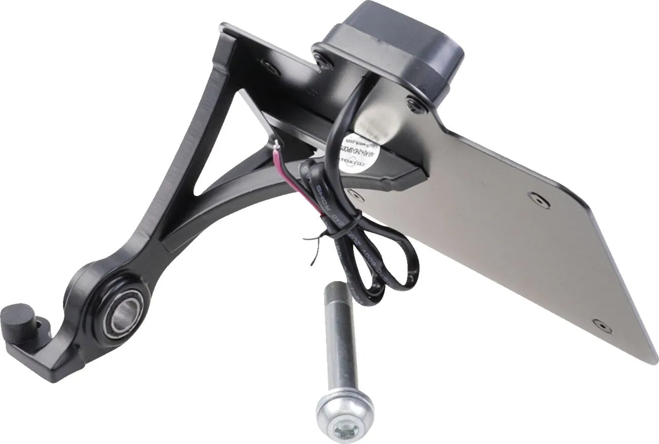 Cult Werk License Plate Holder - Black Steel