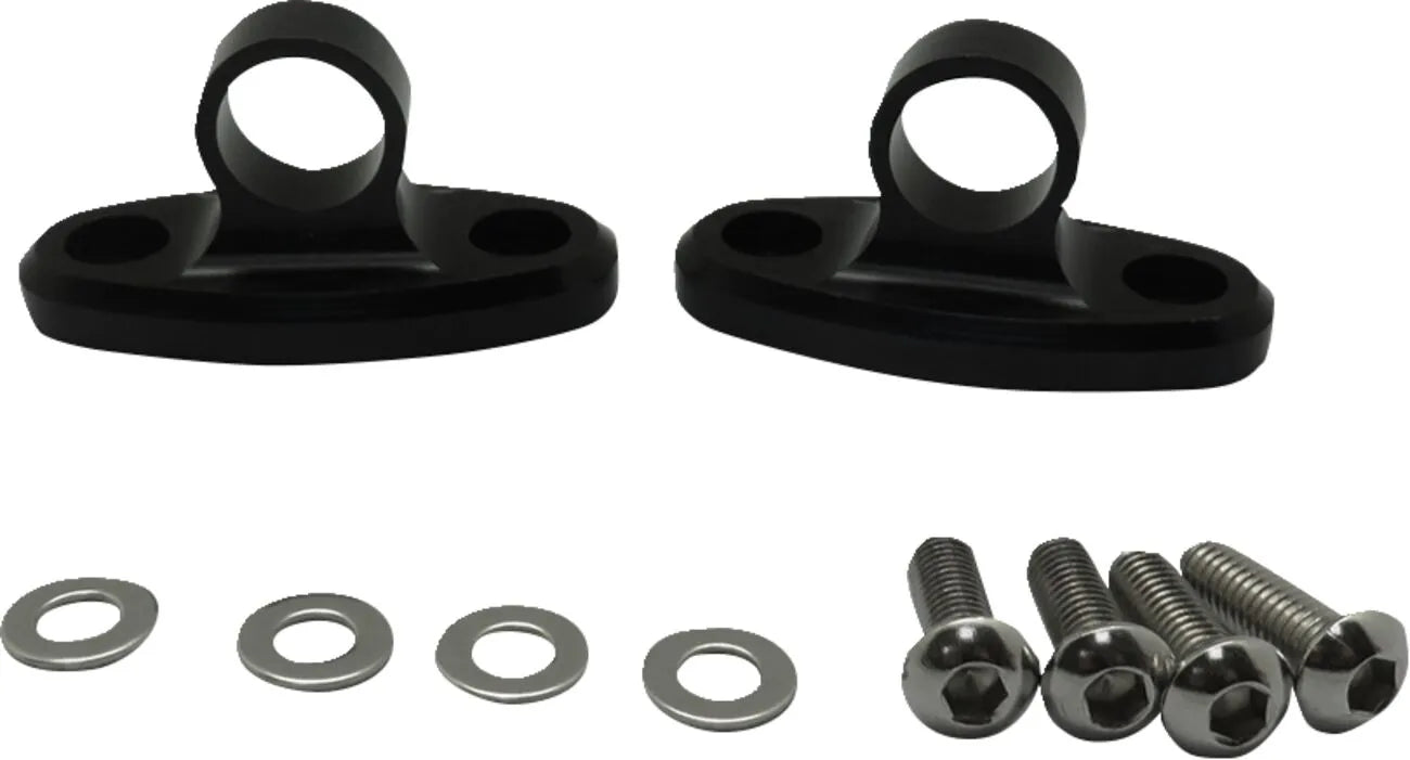 Parts Europe Mirror Holder - Black Aluminum