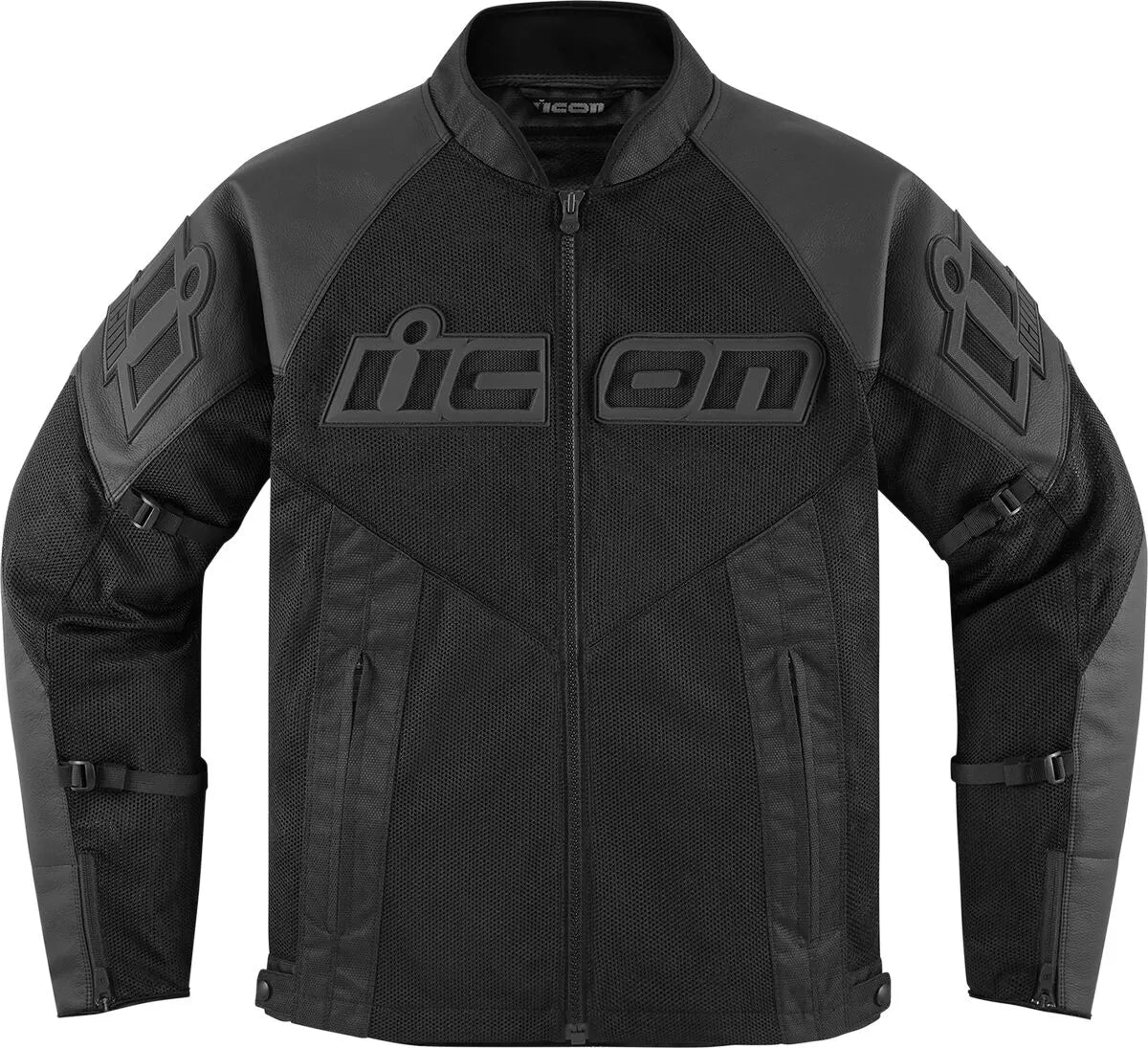 Icon Mesh Af™ Leather Jacket - Black