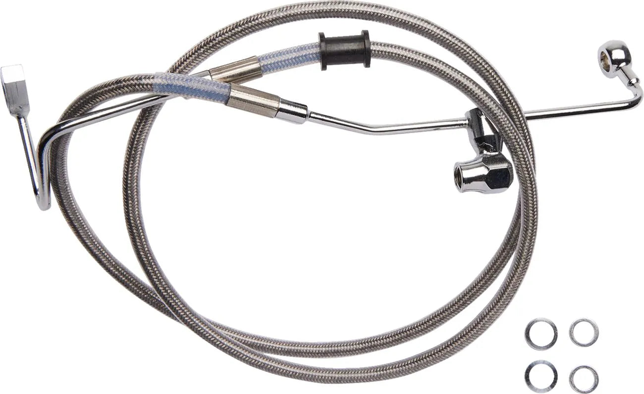Drag Specialties Rear Brake Line For Abs Systems