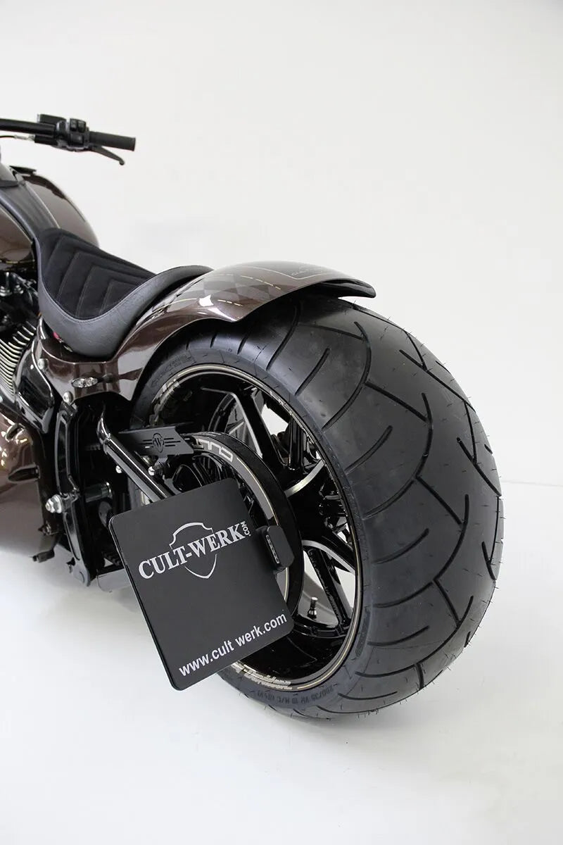 Cult Werk License Plate Holder With Led Light