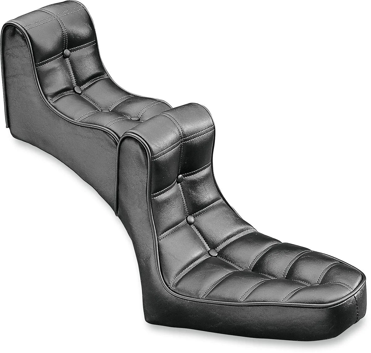 Drag Specialties Rear Scorpion Solo Pad - Black Vinyl