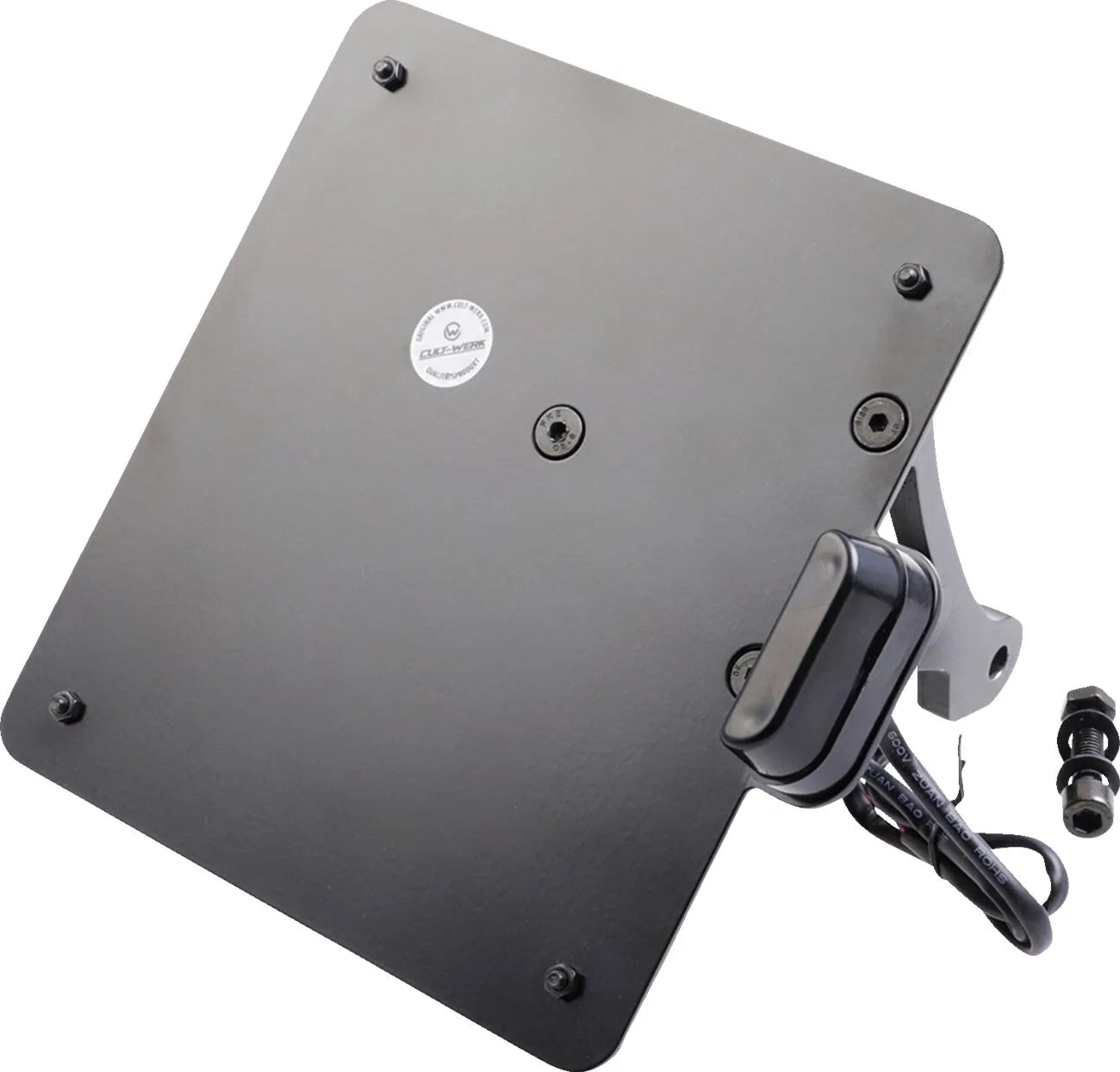 Cult Werk License Plate Kit With Led Lighting