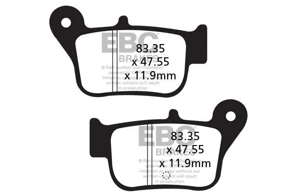 Ebc Sfa Series Organic Brake Pads For Scooters