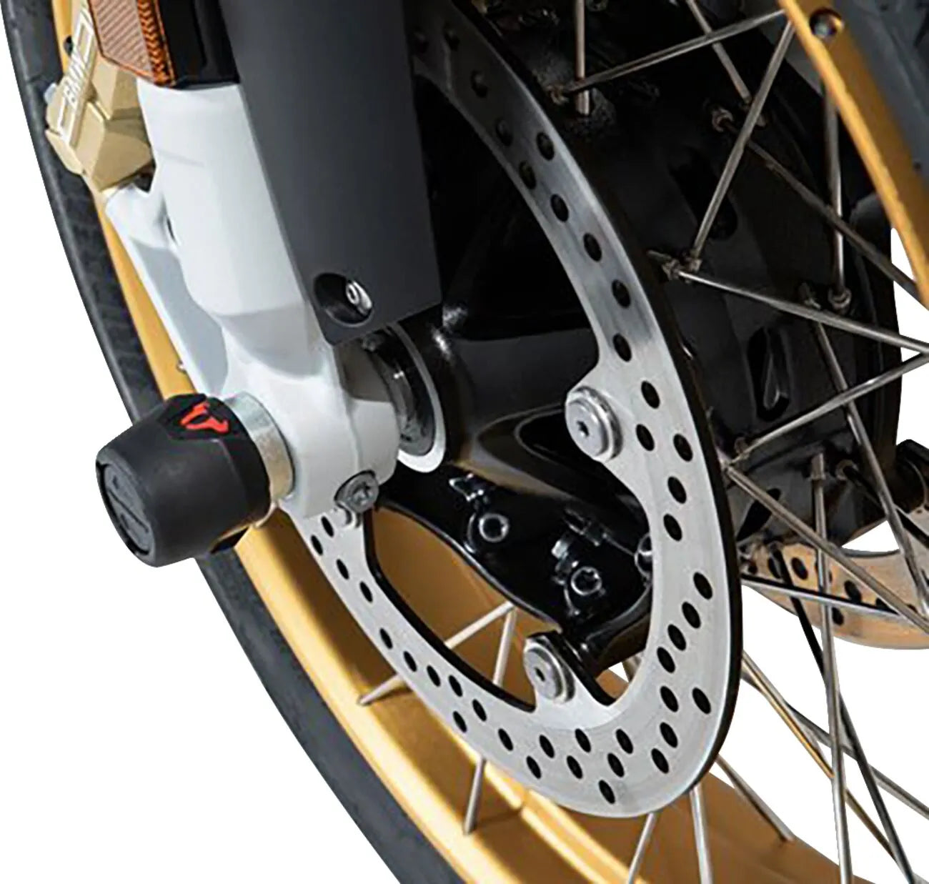 Sw-motech Front Axle Slider - Enhanced Fork Protection