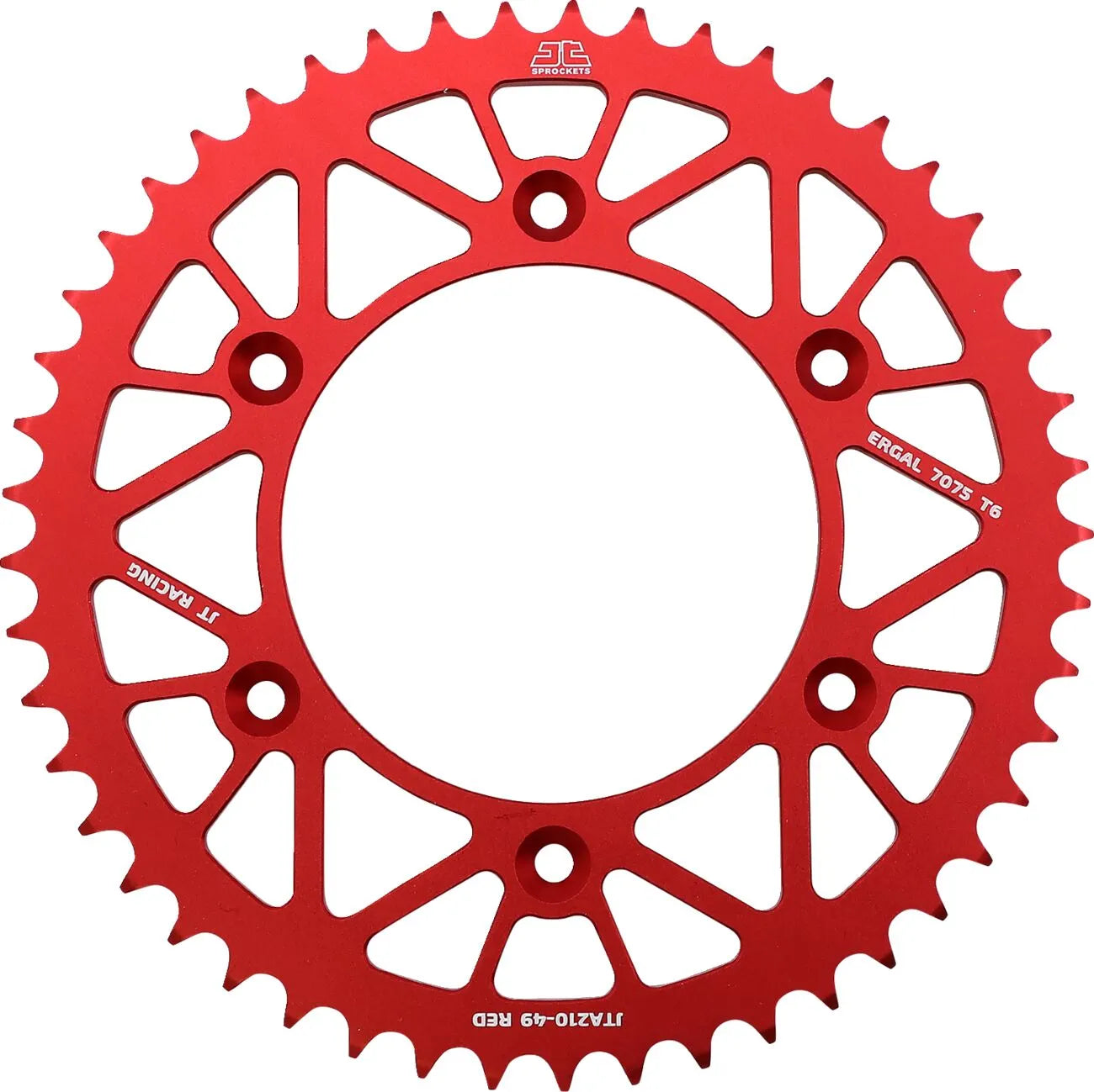Jt Sprockets Rear Sprocket - 520 Chain, 49t, Red