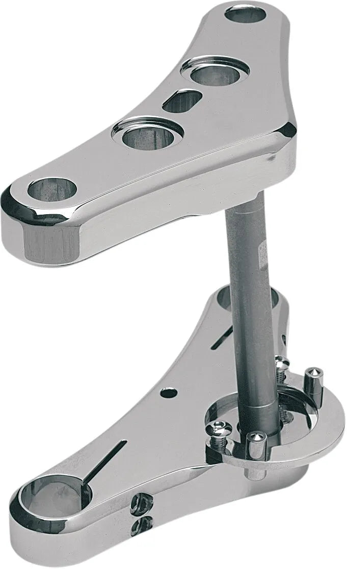 Accutronix 41 Mm Raked Triple Tree Kit With 7° Rake