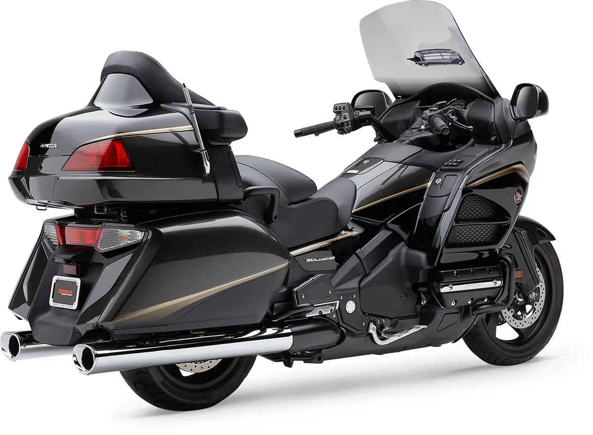 Cobra Tri-flo Slip-on Mufflers Chrome