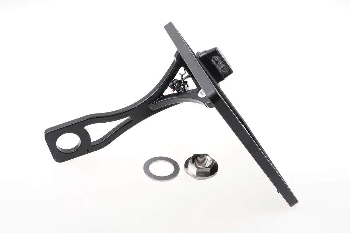 Cult Werk License Plate Holder - Black Steel