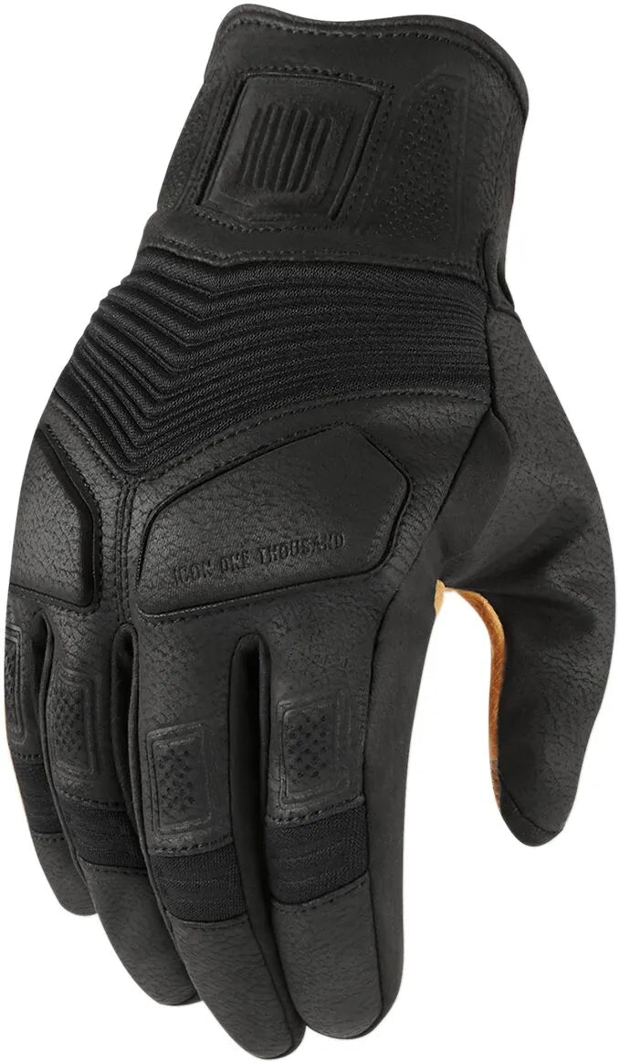 Icon Nightbreed Gloves - Tan, Black