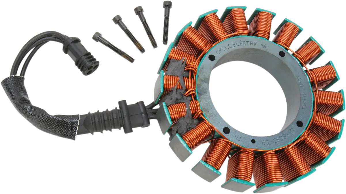 Cycle Electric Stator - 50 Amp Oe Replacement