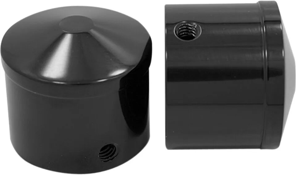 Avon Grips Front Axle Nut Cover - Black Anodized