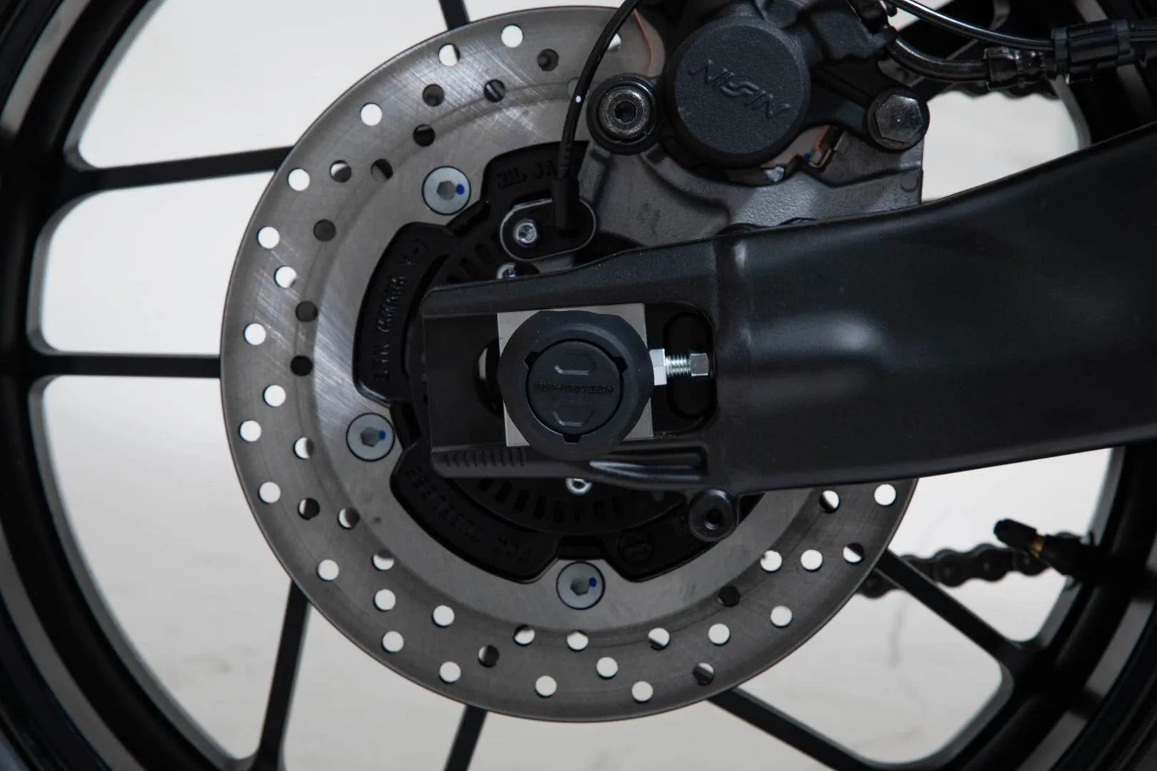 Sw-motech Rear Axle Slider Set For Swing Arm Protection