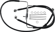 Drag Specialties Extended Brake Line 39" Stainless Steel Front