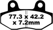 Ebc Sfa Series Organic Scooter Brake Pads