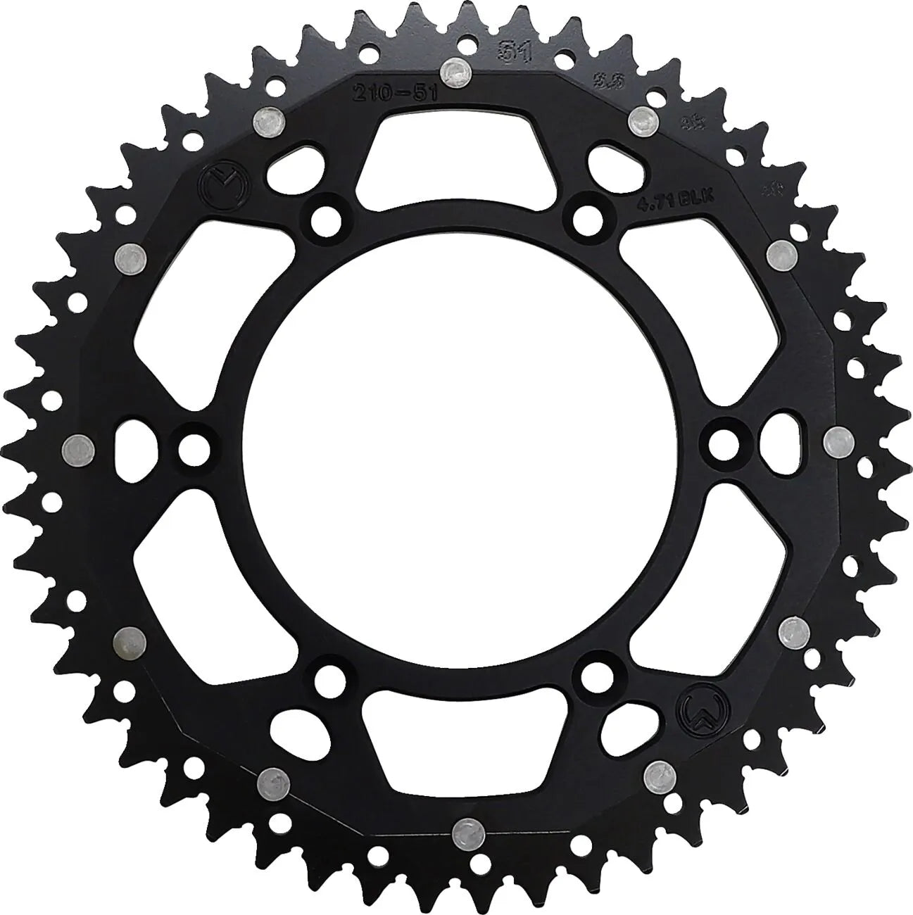 Moose Offroad Dual Sprocket - 520 Chain, 51t