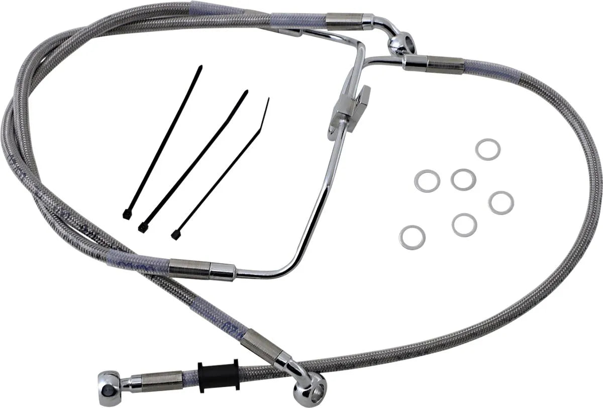 Drag Specialties Stainless Steel Brake Line Kit