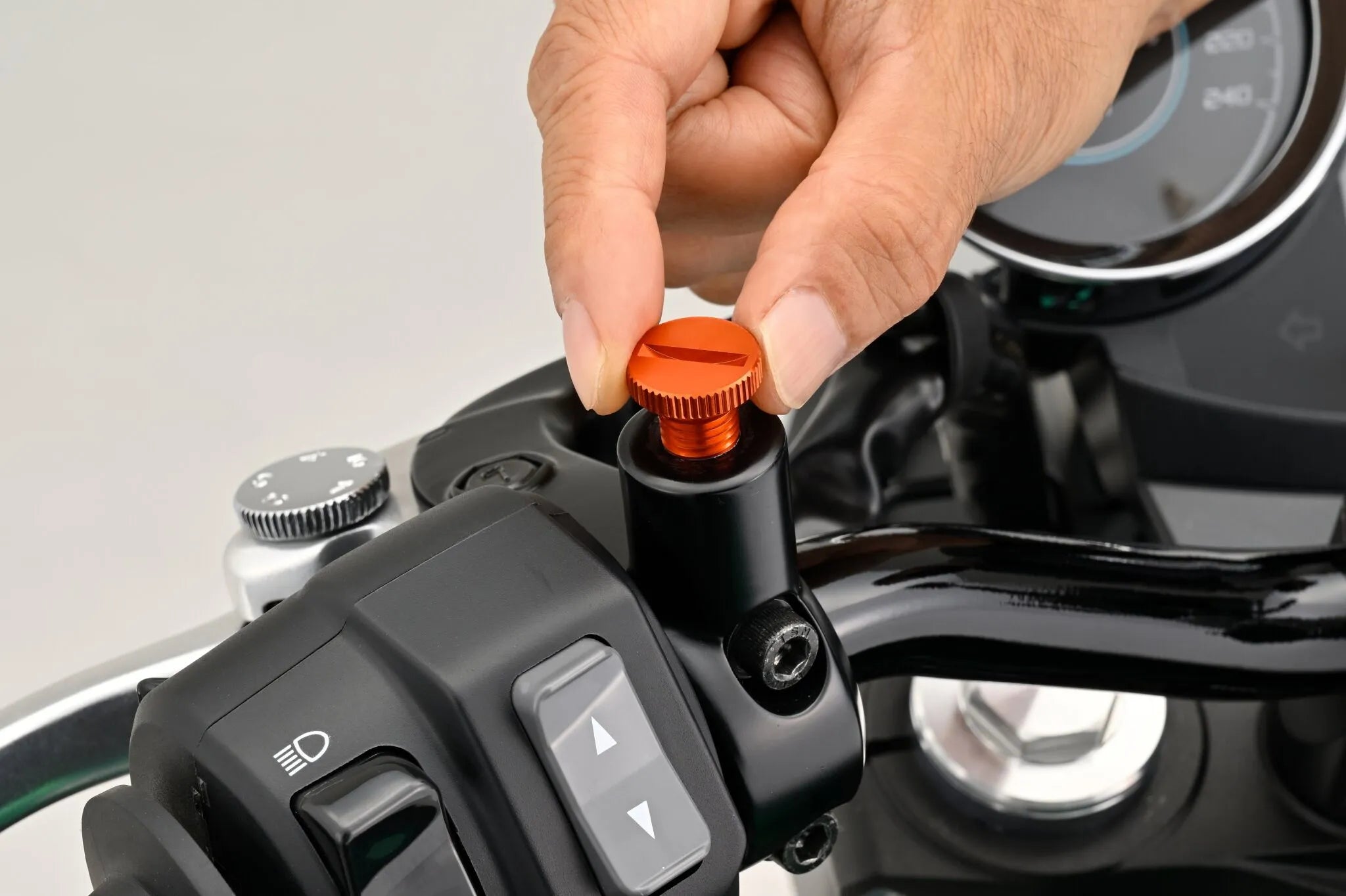 Daytona M10 Mirror Plug Bolt - Orange Anodized