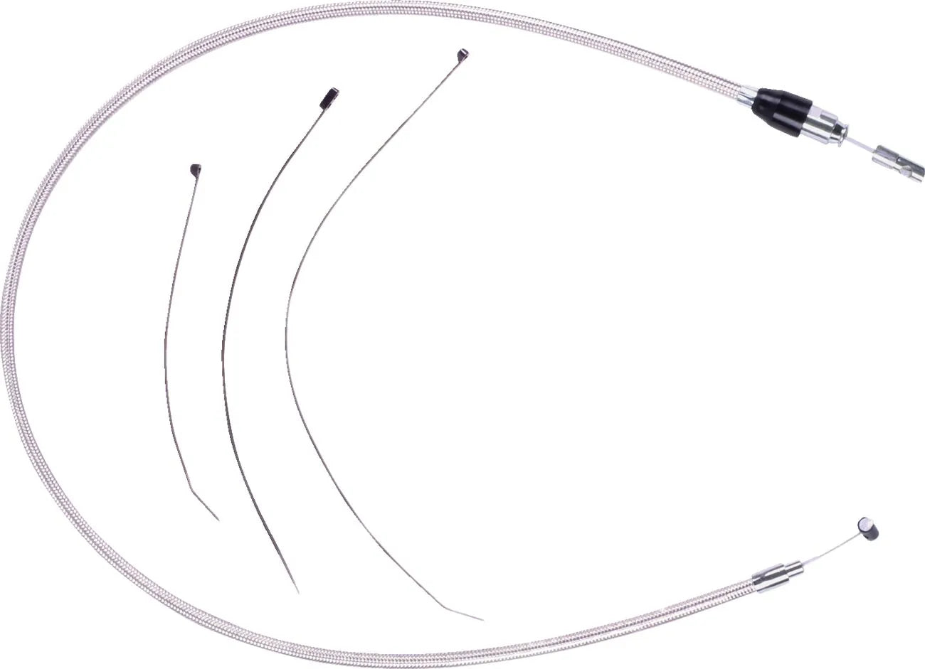 Magnum Shielding Quick Connect Upper Clutch Cable Polished