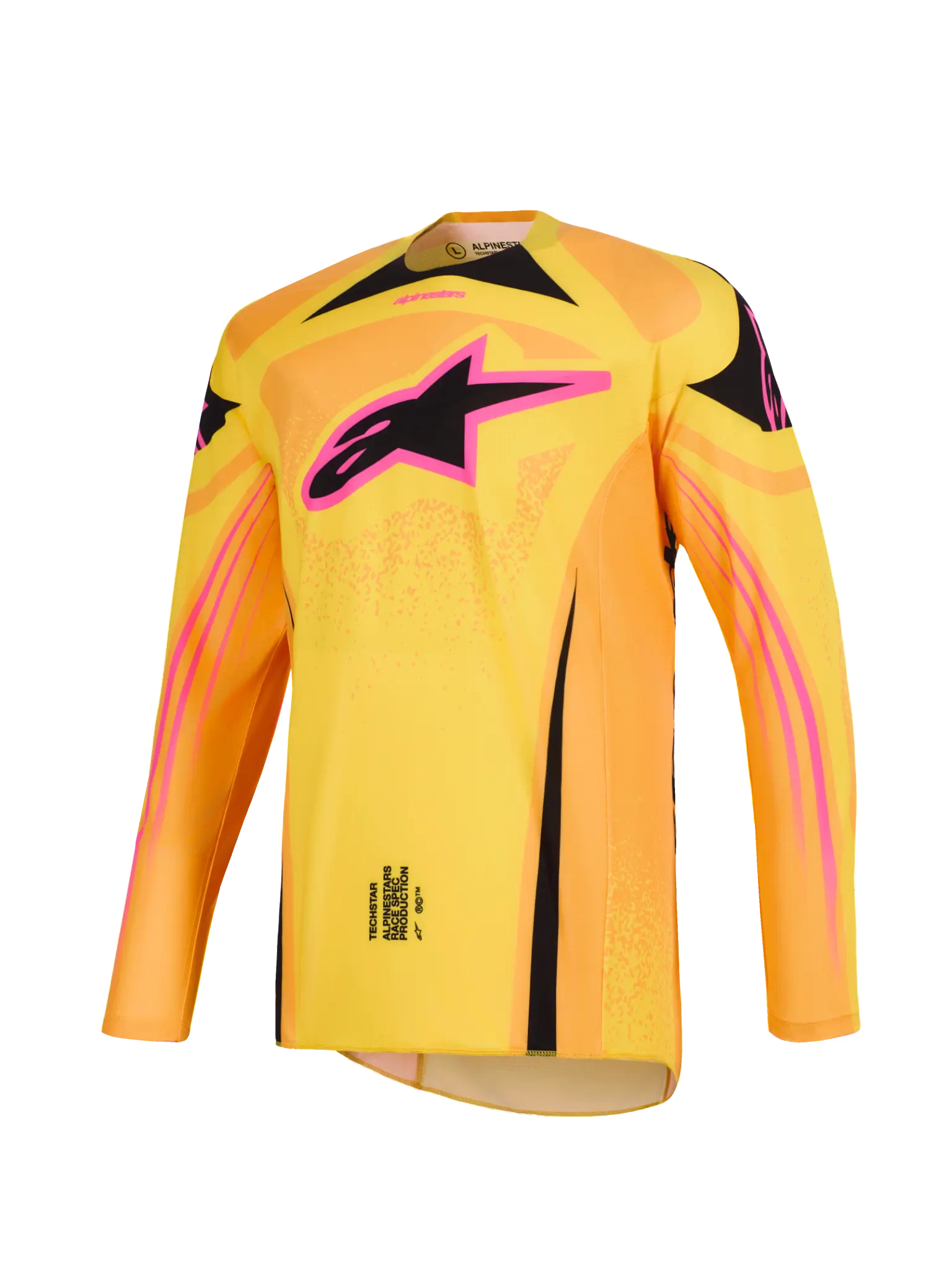 Alpinestars Techstar Nomur Jersey - Pink/Yellow/Orange