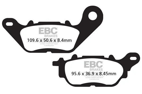 Ebc Fa Series Organic Brake Pads
