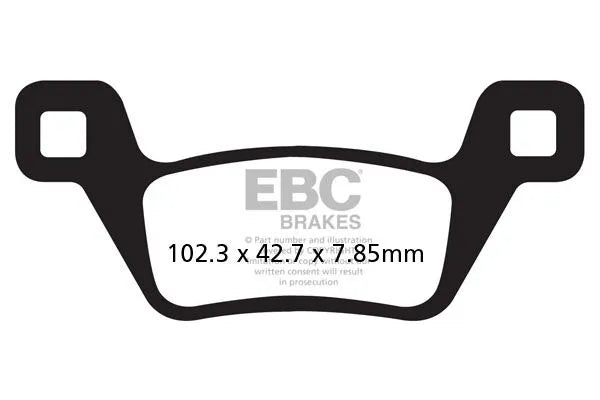 Ebc R Series Heavy Duty Sintered Brake Pads