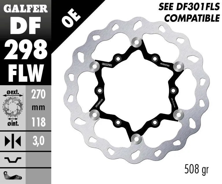 Galfer Brake Rotor For Improved Braking Performance