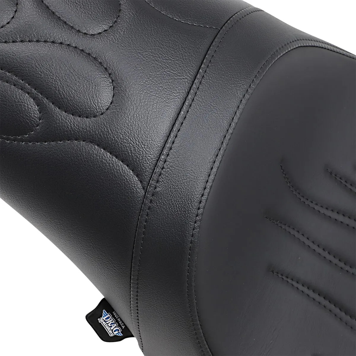 Drag Specialties Predator Seat - Flame Stitched