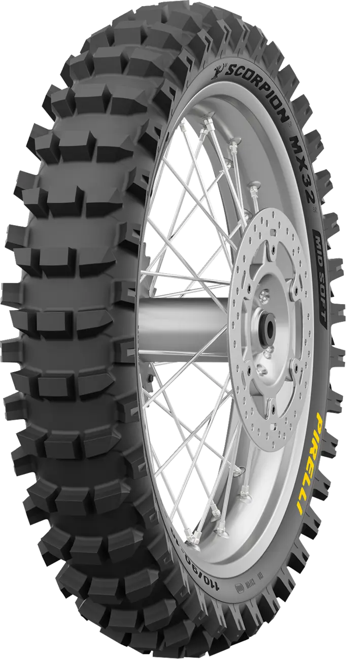 Pirelli Scorpion Mx32 Mid Soft Tire - 120/80-19 Rear