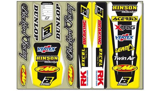 Blackbird Racing Universal Decal Logo Kit