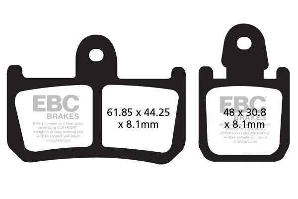 Ebc Fa Series Organic Brake Pads