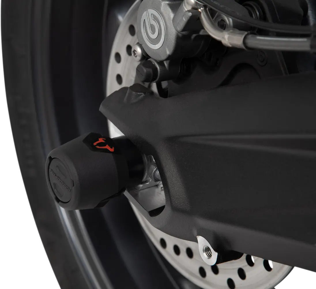 Sw-motech Rear Axle Slider Set For Motorcycle Swing Arms