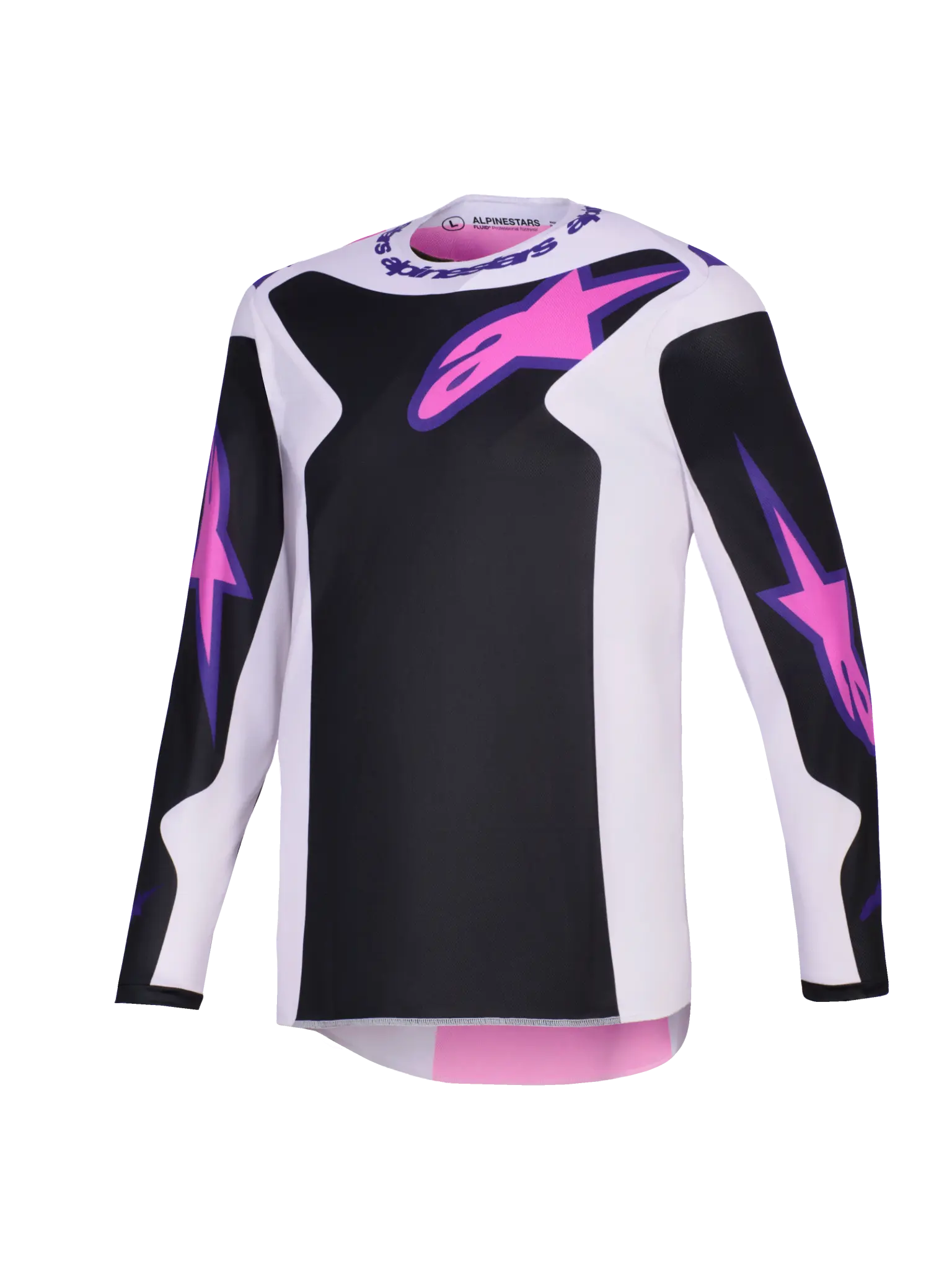 Alpinestars Fluid Grid Jersey - Black/Gray/Purple