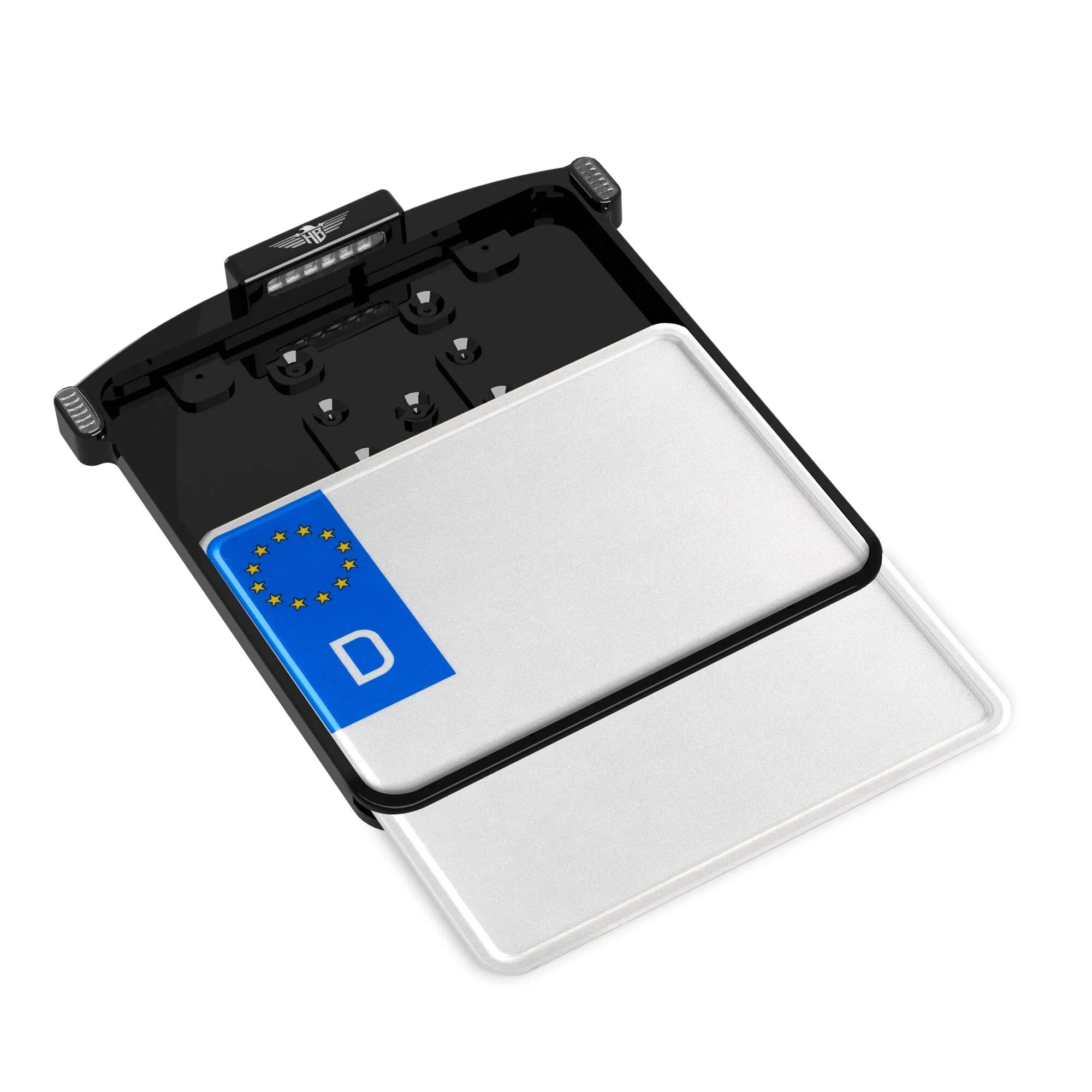 Heinz Bikes Micro License Plate Holder - Rear Mounting