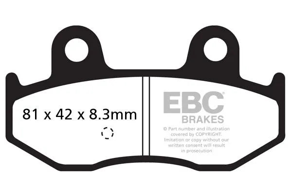 Ebc Sfac Carbon Series Scooter Brake Pads