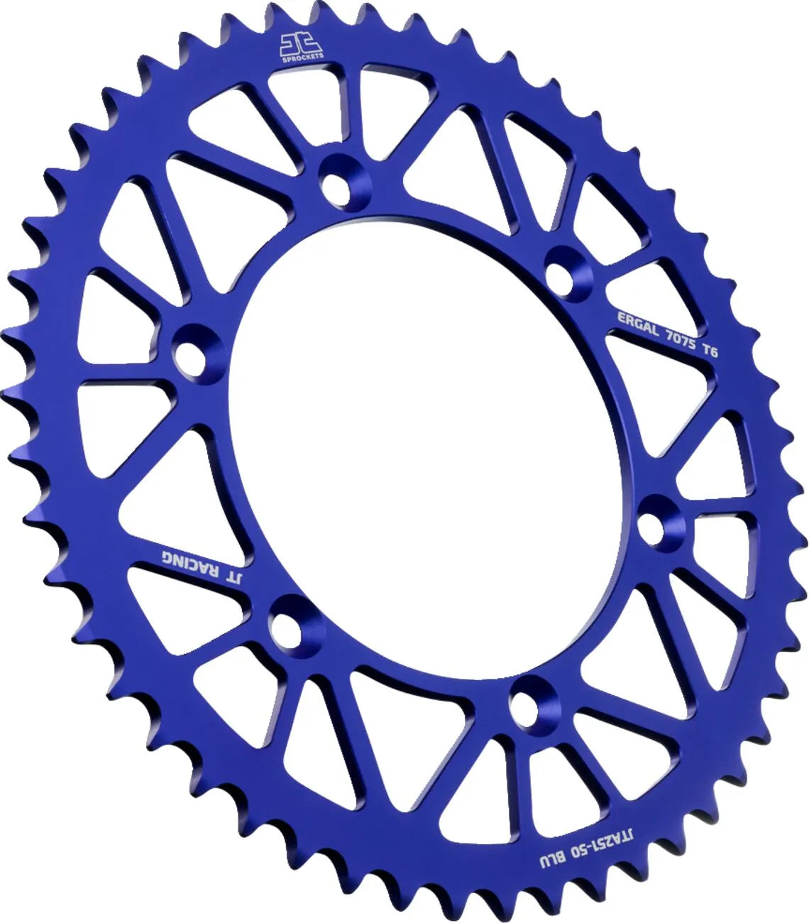 Jt Sprockets Rear Sprocket 520-50t - Blue Aluminum