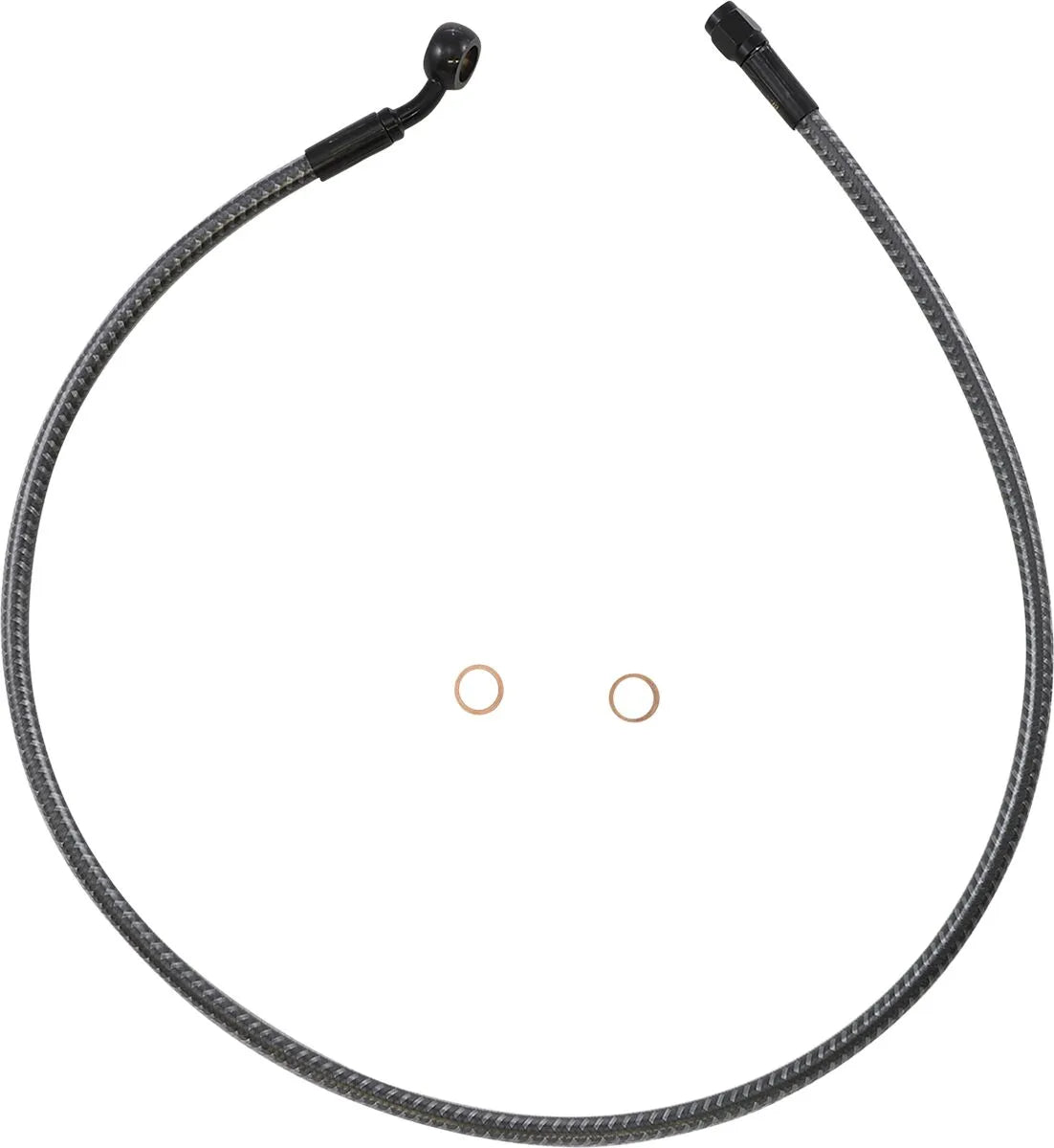 Magnum Shielding Karbonfibr Front Brake Line Kit For Abs