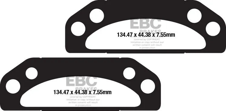 Ebc Tt Sport Carbon Fusion Brake Pads For Tt/enduro Bikes