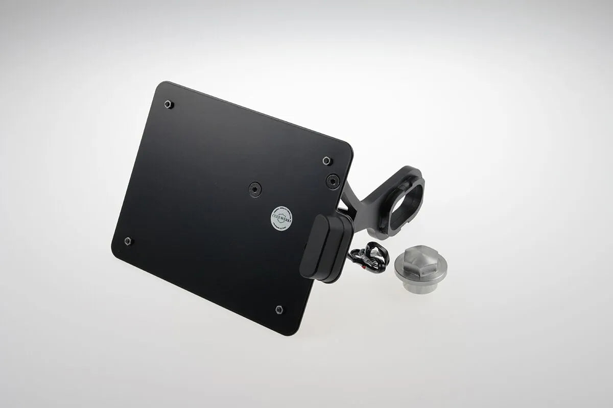 Cult Werk License Plate Holder With Led Light