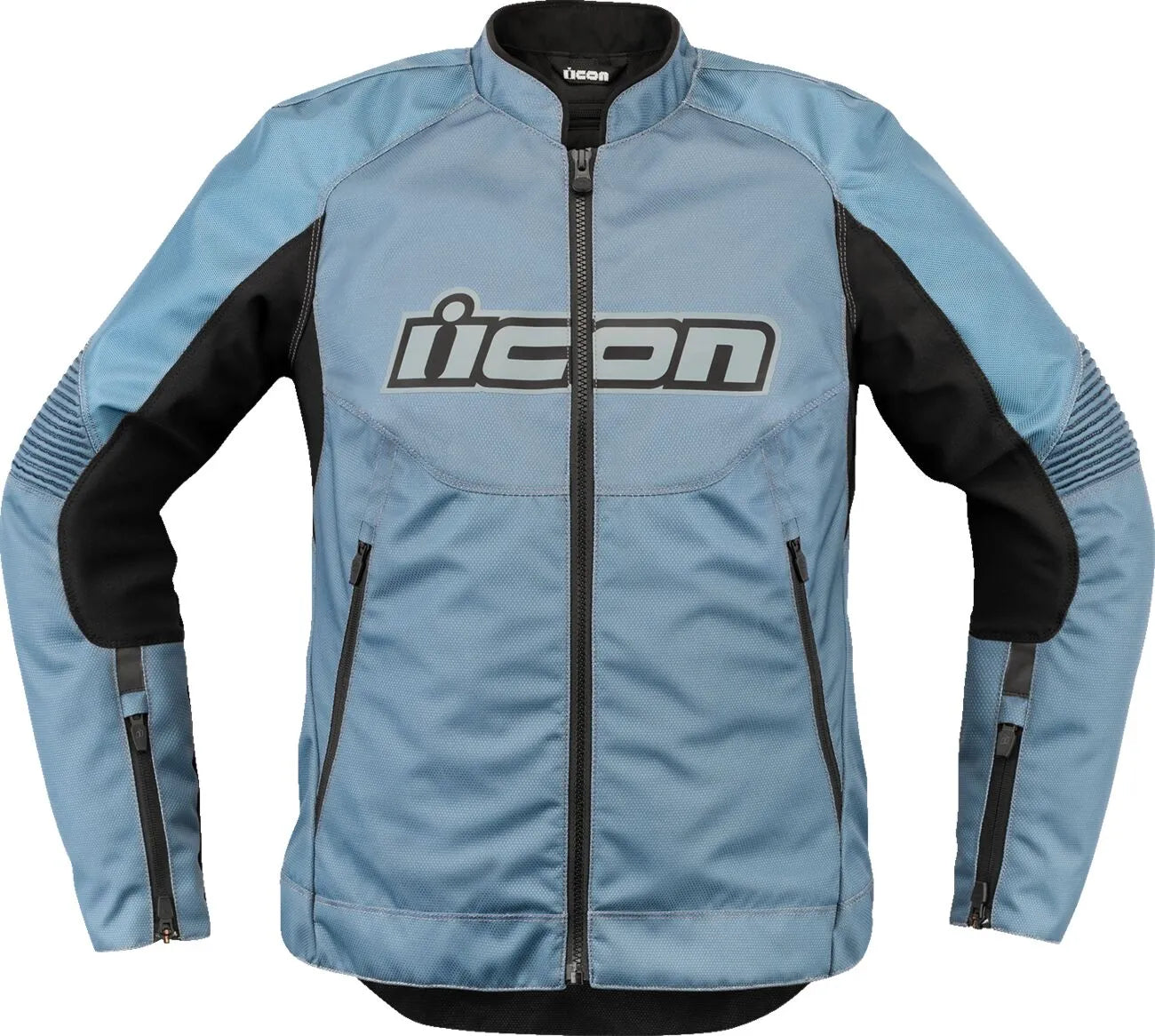 Icon Overlord3™ Women's Motorcycle Jacket - Black/Light Blue