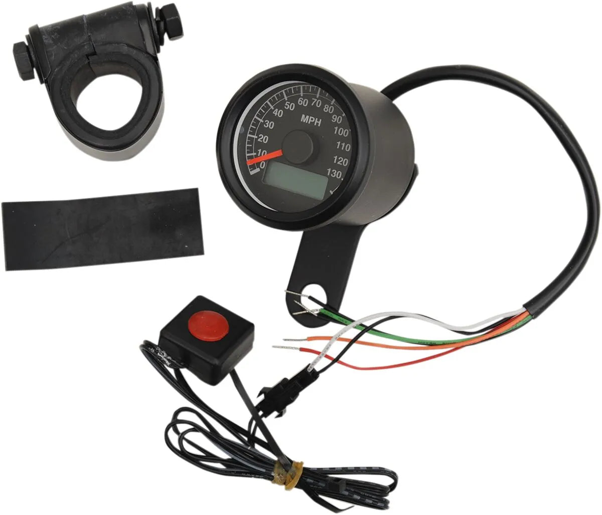 Drag Specialties Mini Electronic Speedometer