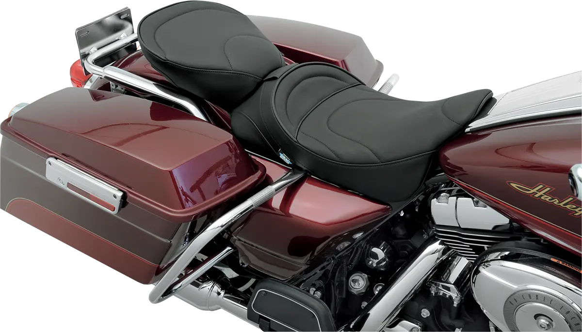 Drag Specialties Pillion Pad - Black Leather