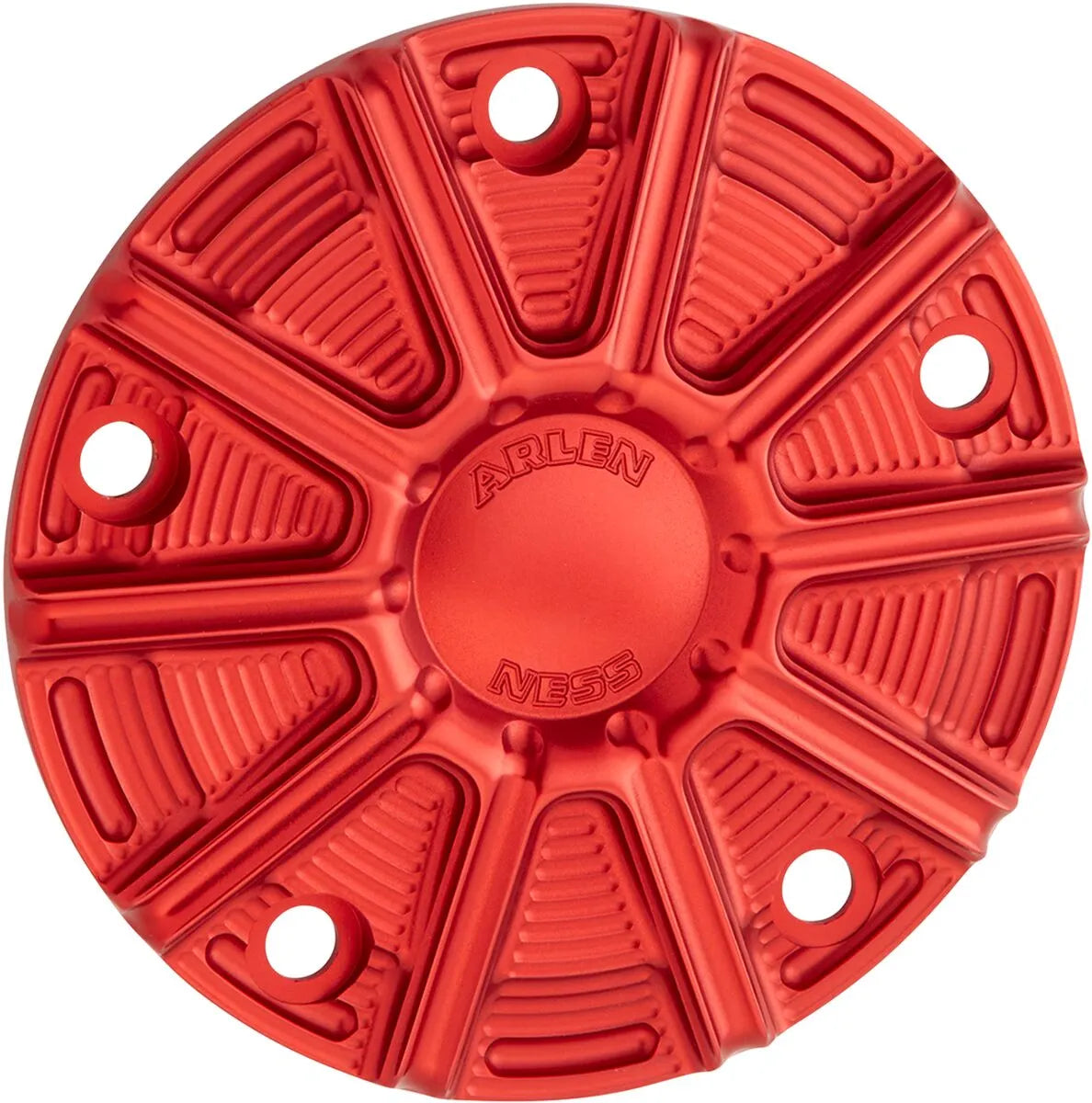 Arlen Ness 10-gauge Points Cover Red Anodized
