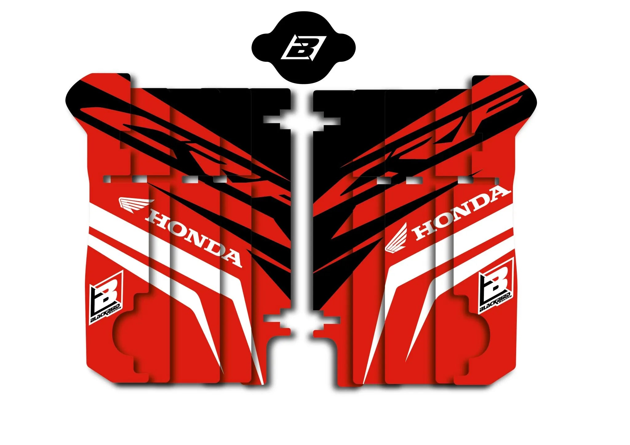 Blackbird Racing Rad Louver Decals For Honda