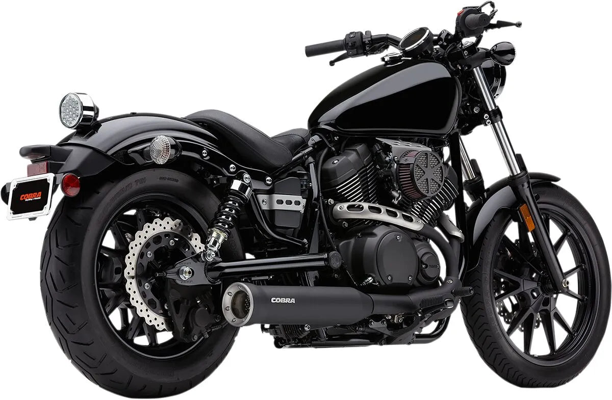 Cobra 4" Slip-on Muffler For Enhanced Exhaust Sound